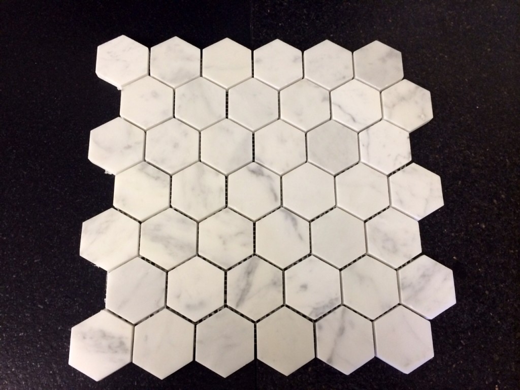 Carrara Marble Tiles Hexagon