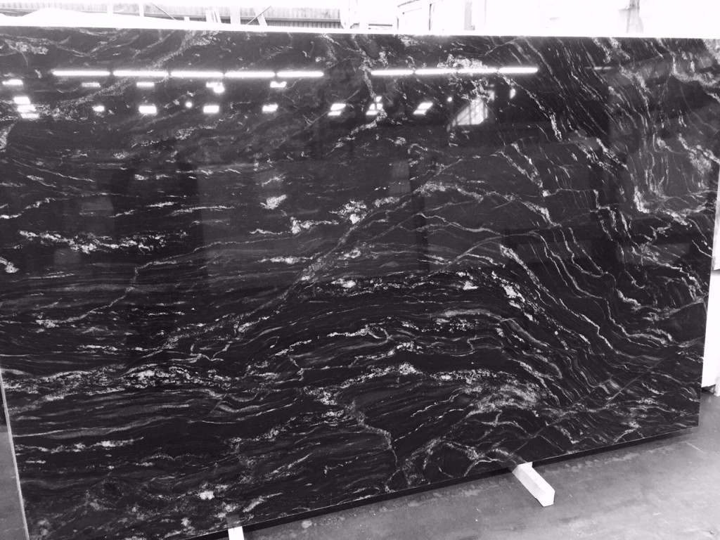 Black and White Vein Granite